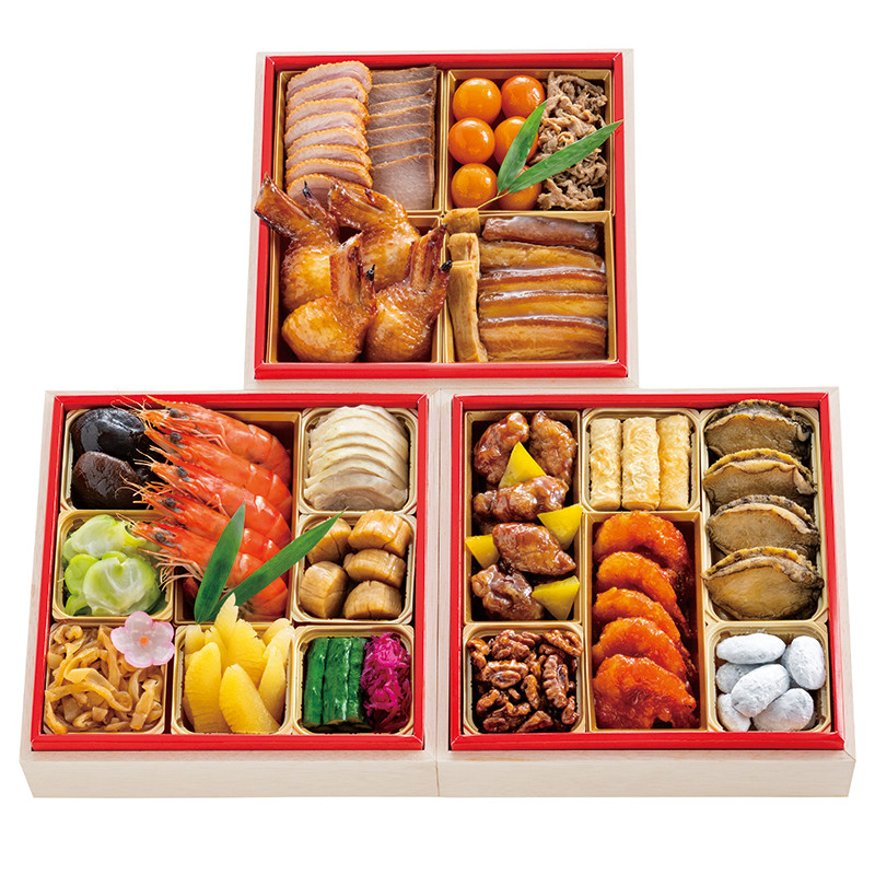 池袋店舗お渡し】中国料理 東天紅 中華おせち三段重 - 令和八年 東武の