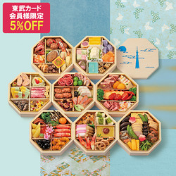 【池袋店舗お渡し】【東武カード限定ご優待】東武オリジナル 東京スカイツリー(R)おせち（和洋中）八段重