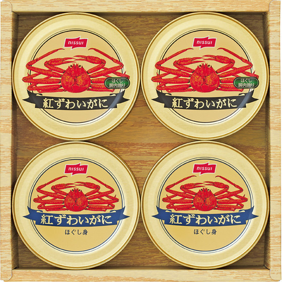 ニッスイ〉紅ずわいがに缶詰4缶セット - 食品ギフトセール - 【公式