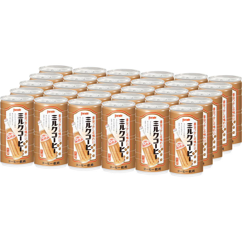 パレードコーヒー  ミルクコーヒー　空き缶　1個 アシードビバレッジプラス〉パレード ミルクコーヒー - 食品ギフト