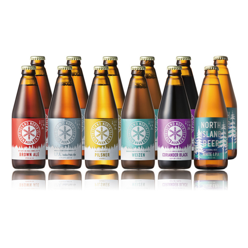 【産地直送・送料込み】［ノースアイランドビール］ノースアイランドビール季節限定ビール含12本セット