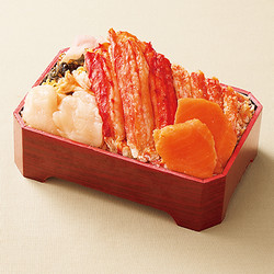 【1週目】［鱗幸食品］たらば蟹 海鮮三色弁当【池袋店舗受取】