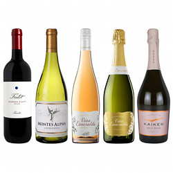 ⑫［ワインショップ・エノテカ］様々な種類のワインを堪能！ミックス5本セット