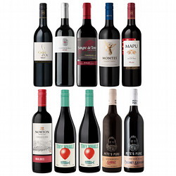 ⑭［ワインショップ・エノテカ］濃い味赤ワイン10本セット