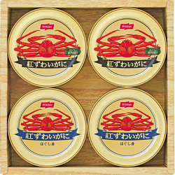 〈ニッスイ〉紅ずわいがに缶詰4缶セット