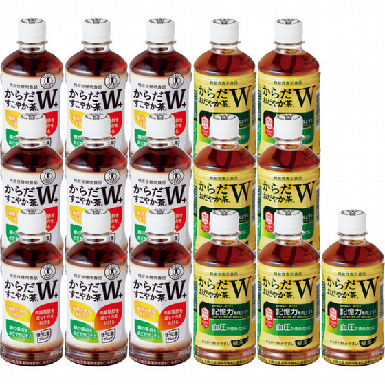 日本コカ・コーラ〉からだすこやか茶 W＋・からだおだやか茶W セット