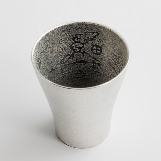 薩摩錫器工芸館］薩摩錫器 タンブラー 桜島（260g） - 2026大鹿児島展