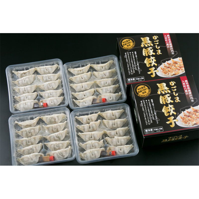 【送料込み】［工房みかく亭］黒豚餃子