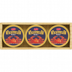 〈ニッスイ〉本ずわいがに缶詰3缶セット