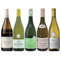 ⑪［リカーショップ］ブルゴーニュ地方〈シャルドネ〉生産者別 白ワイン 5本セット