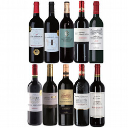 ⑮［リカーショップ］金賞ワインのドアを開けよう。メドック入り！ボルドー金賞赤ワイン 10本セット