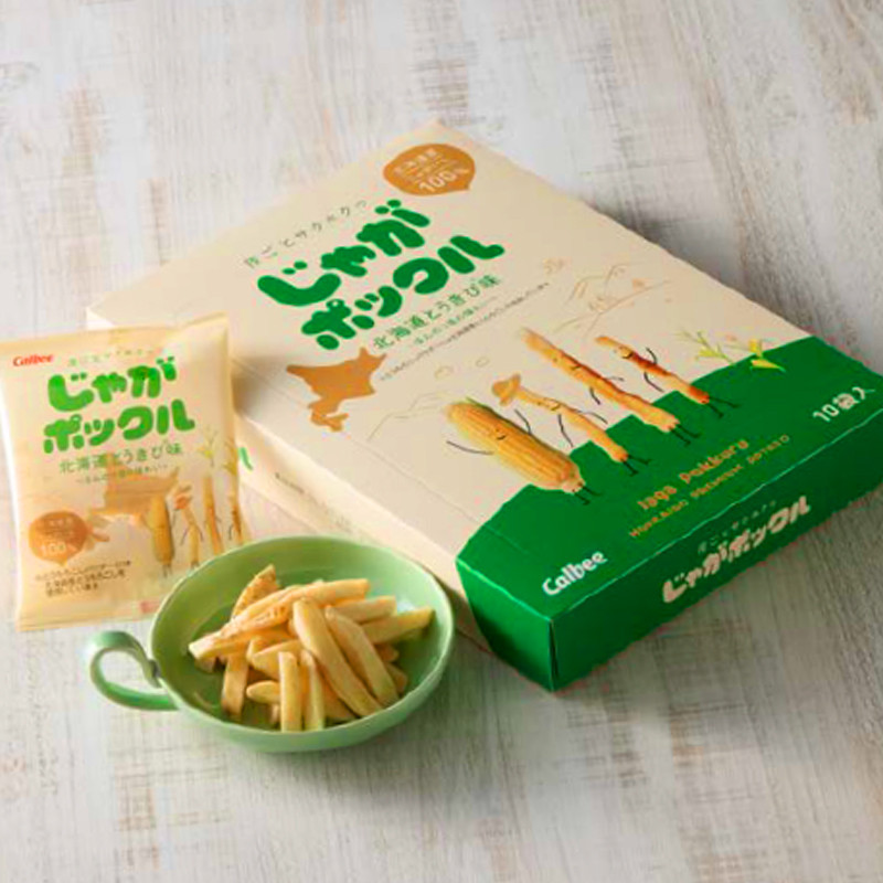 ［北海道観光物産興社］じゃがポックル 北海道とうきび味