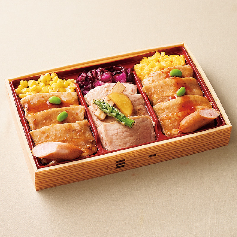 ［掛村］三種盛り豚丼