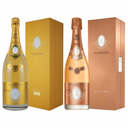 ②［ワインショップ・エノテカ］クリスタル＆クリスタルロゼ マグナムセット