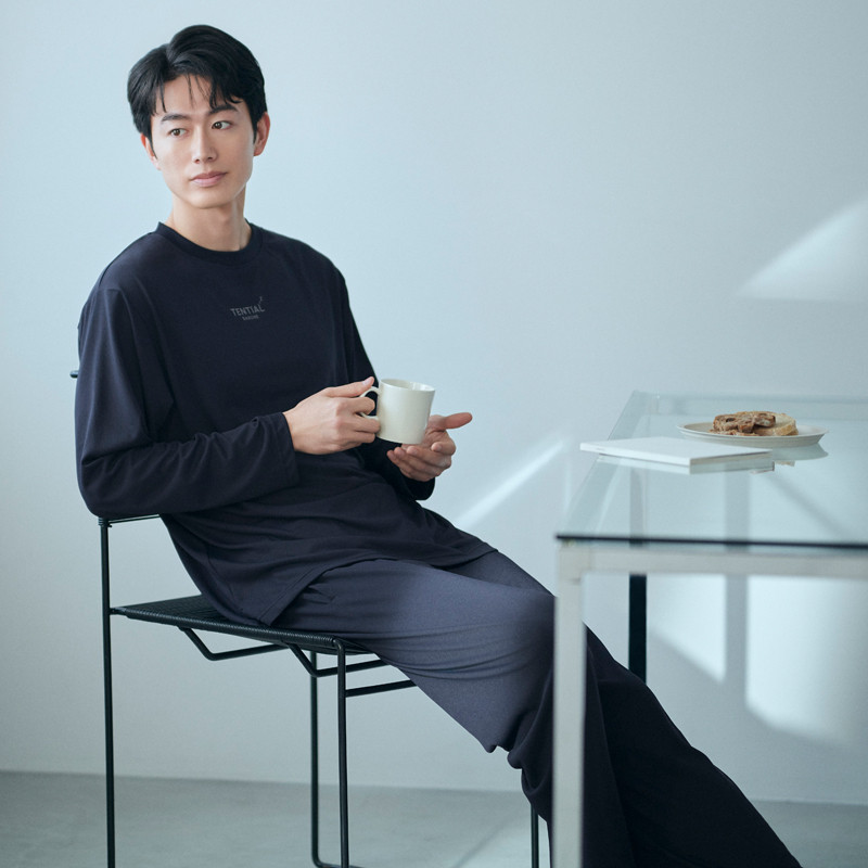 TENTIAL］BAKUNE Dry Men's 上下セット（長袖Tシャツ・ロングパンツ