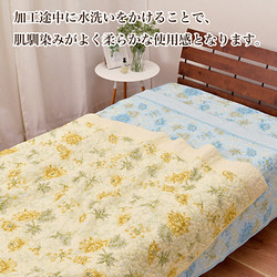 やわらかコットン水洗いケット