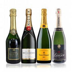 ⑤［リカーショップ］グランメゾンを味わう シャンパーニュ 4本セット