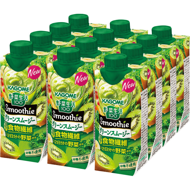 カゴメ〉野菜生活100Smoothie グリーンスムージー - 2026夏ご自宅用