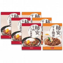 〈柿安〉すき焼丼・牛肉しぐれ煮丼詰合せ