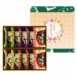 ［山本海苔店］母の日デザイン掛け紙付 お味噌汁スープ10袋詰合せ【船橋店より発送】