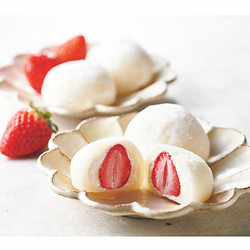 ［ホシフルーツ］あまおうのクリームいちご大福 ｆｕｗａｒｕ【送料込み】