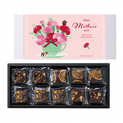 ［ホシフルーツ］母の日 ナッツとドライフルーツの贅沢ブラウニー 10個【送料込み】