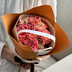 ［リンクフローリスト］オレンジダズンブーケ【送料込み】