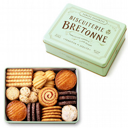 【父の日】［ビスキュイテリエ ブルトンヌ］ブルターニュ クッキーアソルティ＜缶＞（47個入）
