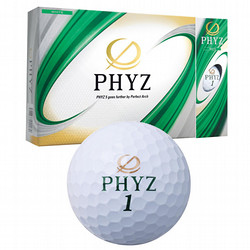 【父の日】［有賀園ゴルフ］ブリジストンゴルフ PHYZ 5（ホワイト）（1ダース：12個入）