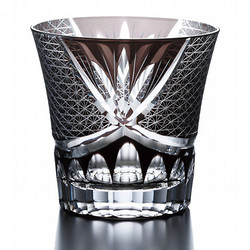 【父の日】［GLASS WORKS NARUMI］【スワール】オールドグラス（黒）