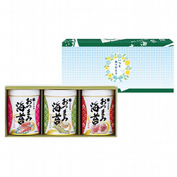【父の日】［山本海苔店］おつまみ海苔 3缶詰合せ＜父の日デザイン掛け紙付＞【池袋店舗受取】