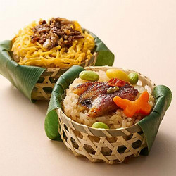 ［京料理 美濃吉］鰻の飯蒸しと和牛の飯蒸しの詰合せ【送料込み】
