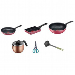 【年明け配送】［ティファール］ティファールE ガス クランベリー＆マルチポットセット