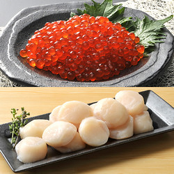 【年内配送】［カネコメ田中］北海道産・いくら醤油漬＆ホタテ貝柱【送料込み】