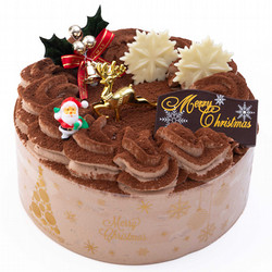 ［ガトー・ド・ボワイヤージュ］Xmasチョコレートケーキ5号【池袋店舗お渡し】