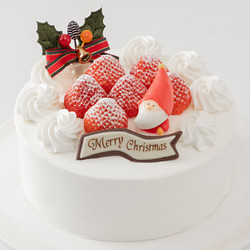 ［パステル］クリスマス 苺のショートケーキ4号【池袋店舗お渡し】