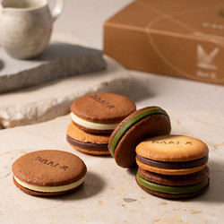 ［dari K（ダリケー）］カカオサンドクッキー6枚入(ミルク・ホワイト・抹茶)