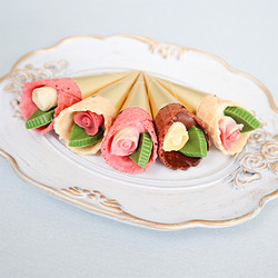 ［MESSAGE de ROSE BY KARENDO（メサージュ ド ローズ バイ カレンド）］コーンフルーリチューリップ　5個入