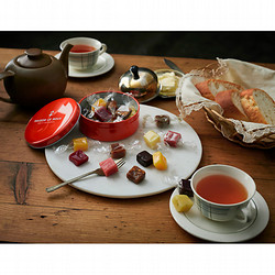 ［メゾン・ルルー］キャラメル缶（オレンジ）12個入り