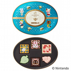 ［ゴディバ］ゴディバ meets どうぶつの森 アソートメント/Blue 6粒入