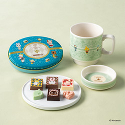 ［ゴディバ］ゴディバ meets どうぶつの森 アソートメント/Blue 6粒入 フタ付きティーマグカップセット