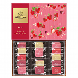 ［ゴディバ］サブレショコラ ストロベリー アソートメント 14個入