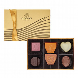 ［ゴディバ］ハート オブ ゴールド コレクション 6粒入