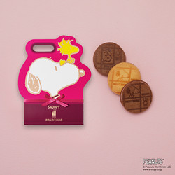 ［スヌーピー meets ブリュイエール］スヌーピー meets ブリュイエール ビスキュイサンド フェイスバッグ