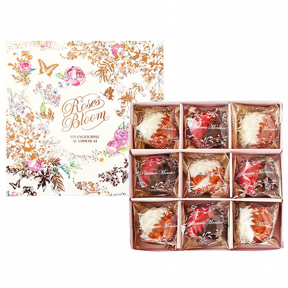 パティスリーモンシェール］ローズブルーム 9個入 - 2026バレンタイン