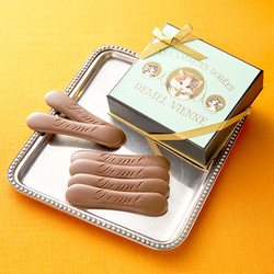 ［デメル］ソリッドチョコ猫ラベル ミルク