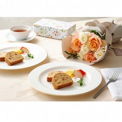 ［ホシファーム］フリルホワイトオレンジ８本＆７種のフルーツのパウンドケーキ ４個【送料込み】