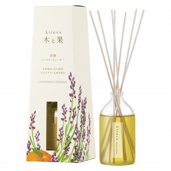 ［カリス成城］木と果　リードディフューザー ラベンダー＆オレンジ