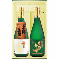 鹿児島〈出水酒造〉出水の焼酎2本セット（出水に舞姫・赤鶴）