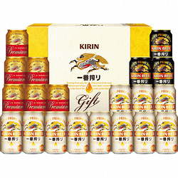 〈キリン〉一番搾り3種飲みくらべセット プレミアム・黒ビール入り
